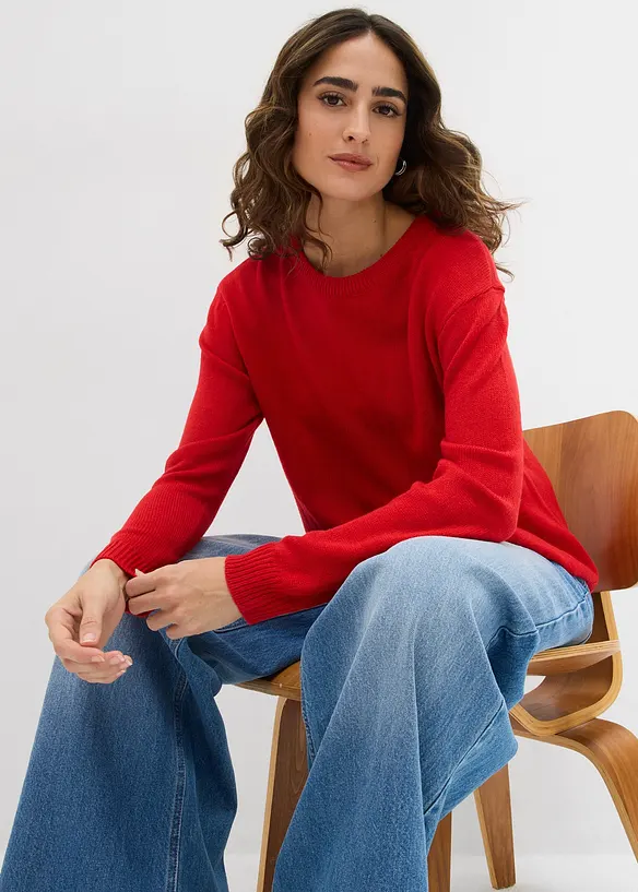 Maglione a girocollo, bonprix