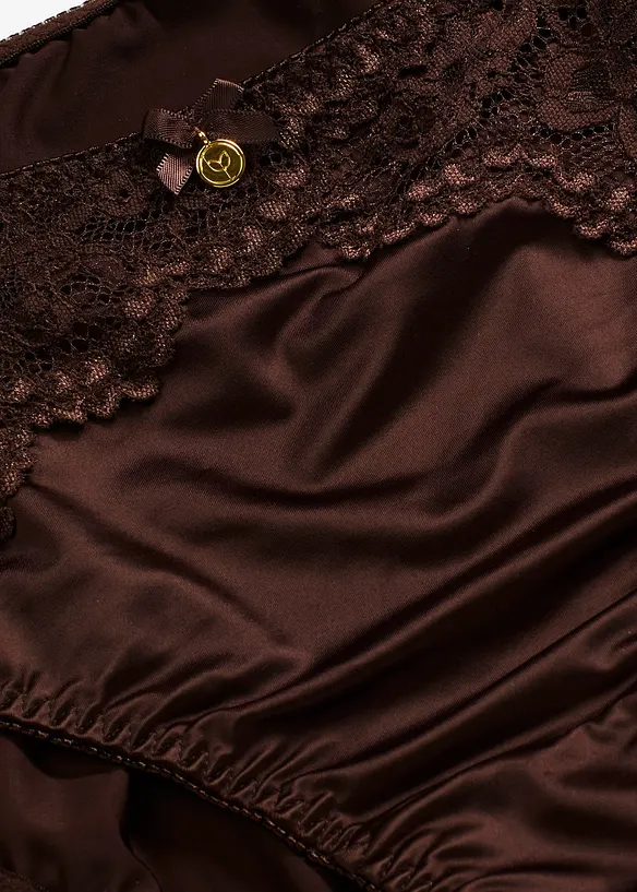 Slip alto con effetto lucido, bonprix