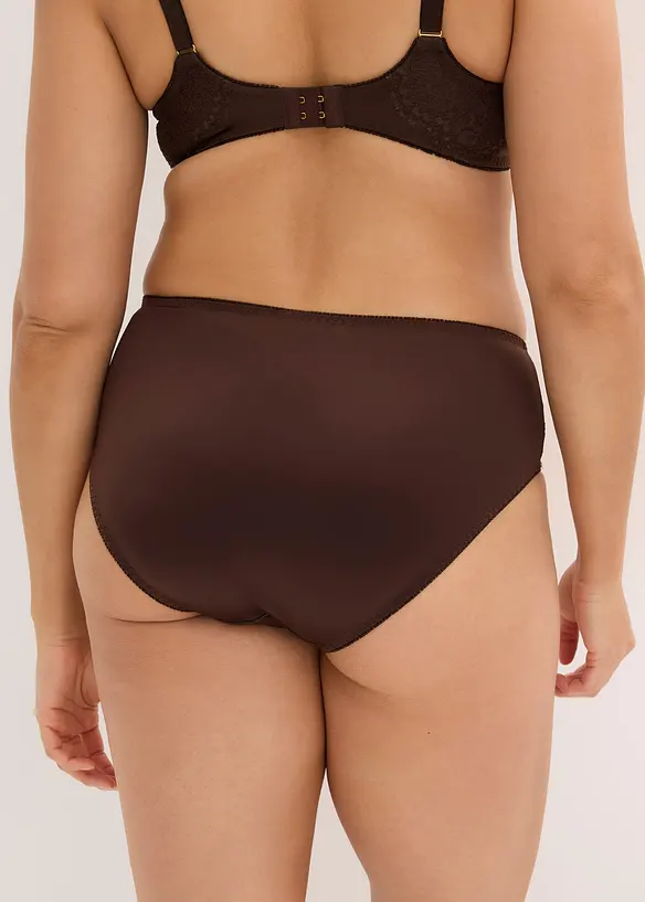 Slip alto con effetto lucido, bonprix