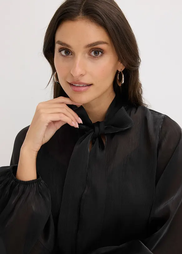 Camicetta con fiocco, bonprix