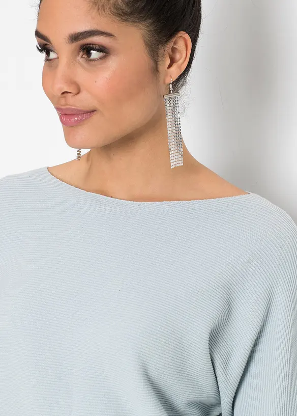 Maglione oversize a costine, bonprix