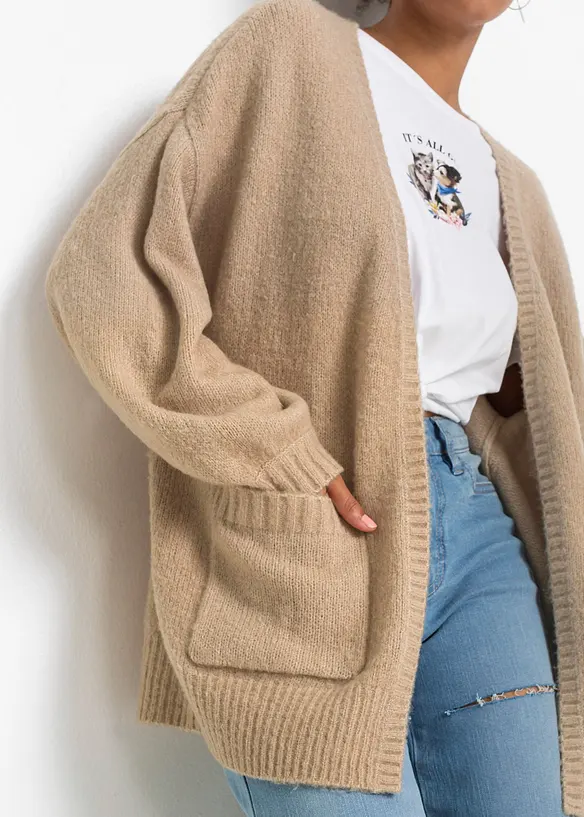 Cardigan oversize, bonprix