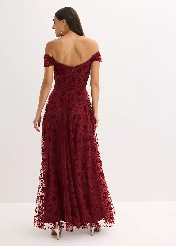 Abito da sera con meravigliosi ricami floreali, bonprix