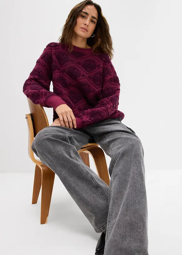 Maglione boxy, bonprix