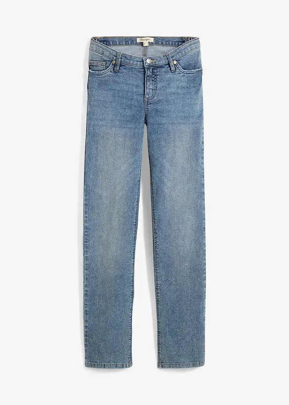 Jeans pr&eacute;maman 2 in 1 da indossare sia prima che dopo il parto, straight, bonprix