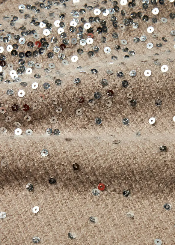 Maglione con paillettes, bonprix