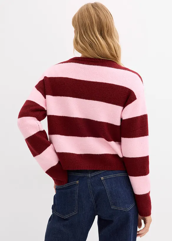 Cardigan corto in filato fine, bonprix