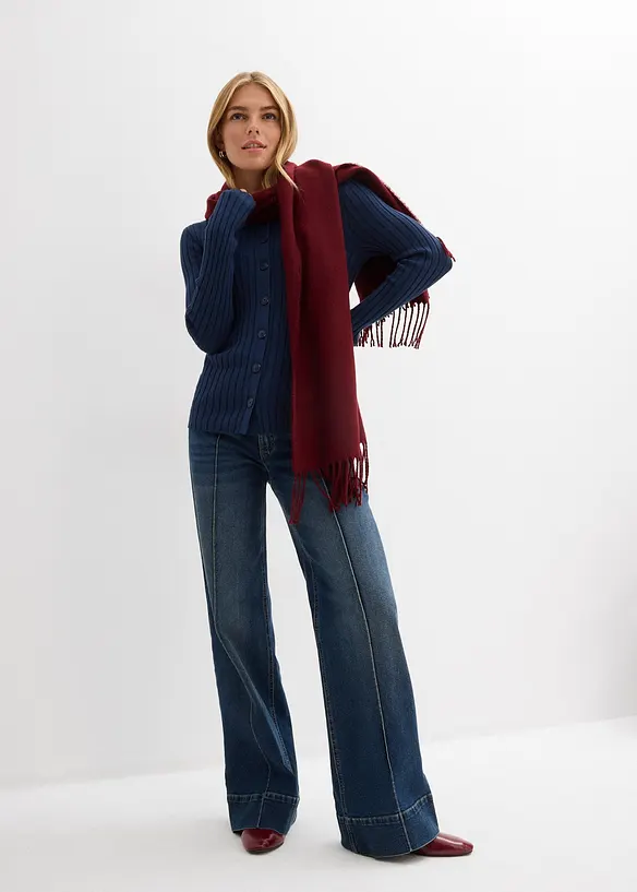 Cardigan a coste, bonprix