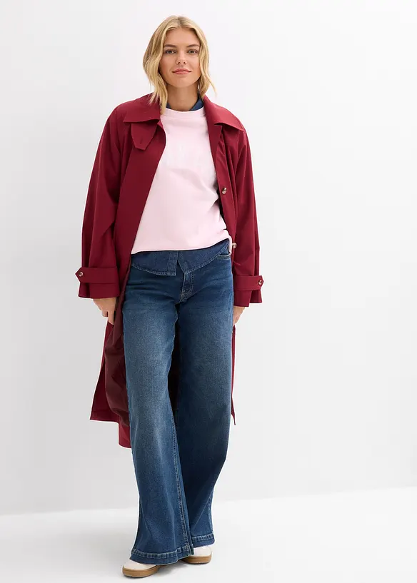 Felpa oversize in puro cotone, bonprix