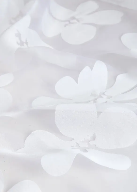 Tenda trasparente in tessuto devor&eacute; (pacco da 1), bonprix