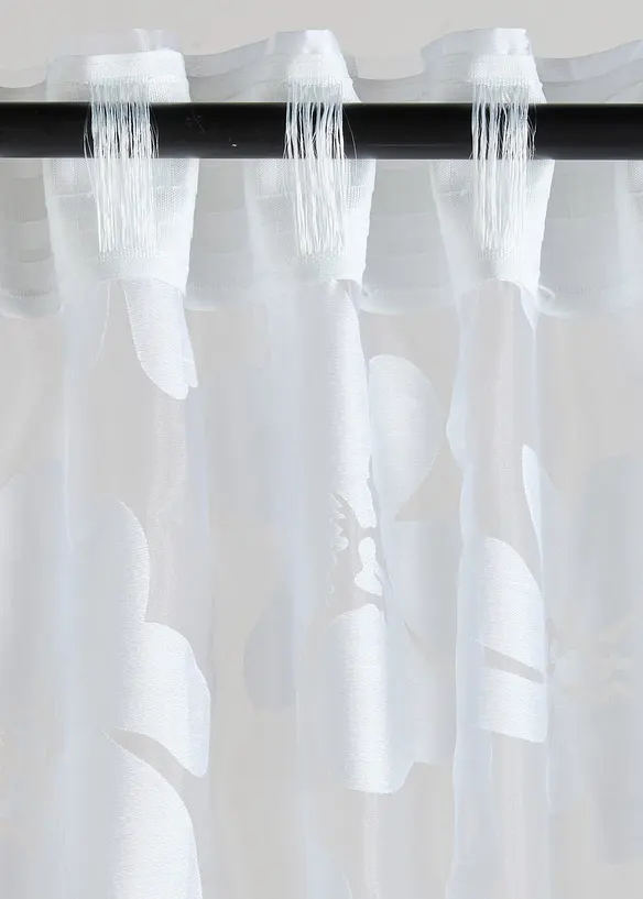 Tenda trasparente in tessuto devor&eacute; (pacco da 1), bonprix