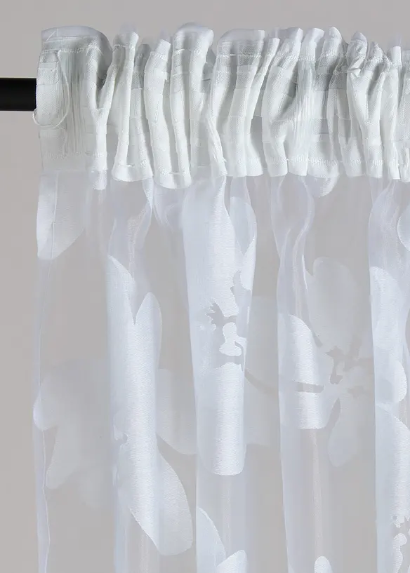 Tenda trasparente in tessuto devor&eacute; (pacco da 1), bonprix