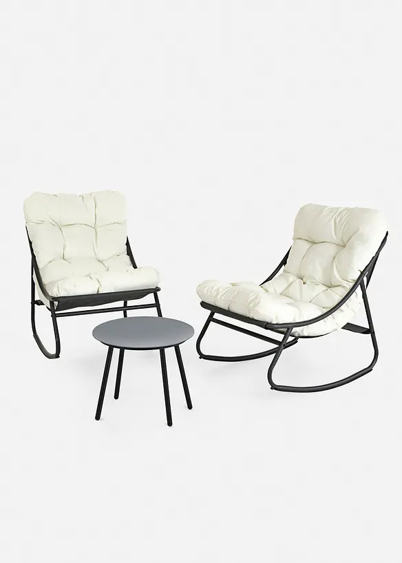 Tavolo e sedie da giardino (set giardino 3 pezzi), bonprix