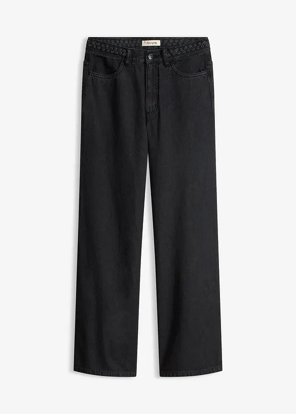 Pantaloni in twill di puro cotone biologico, bonprix