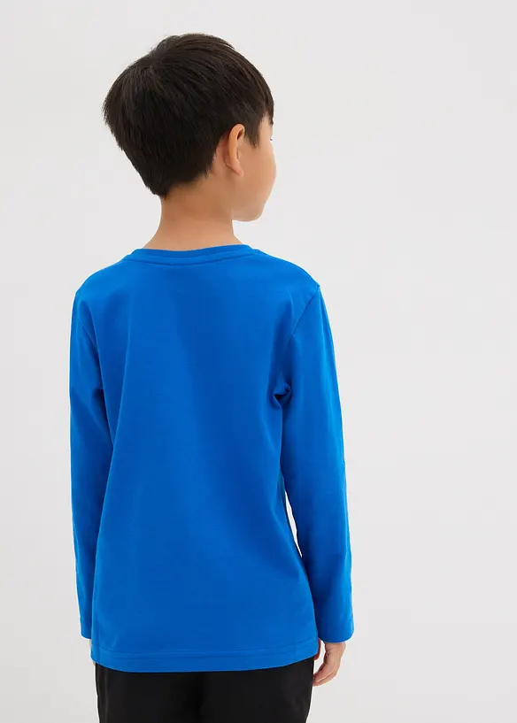 Maglia a maniche lunghe in puro cotone biologico, bonprix