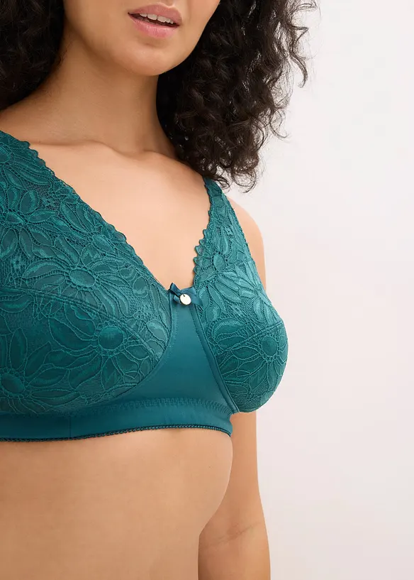Reggiseno contenitivo senza ferretto con spalline imbottite, bonprix