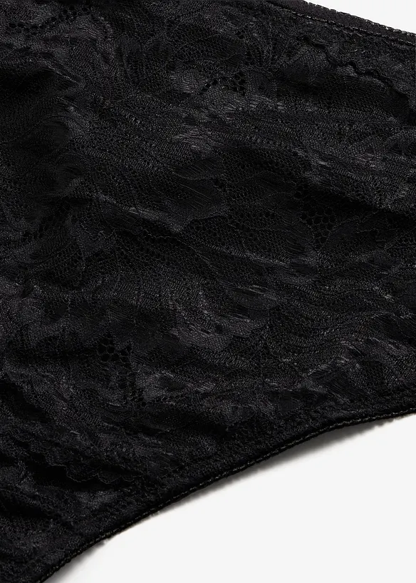 Perizoma a vita alta con pizzo delicato, bonprix