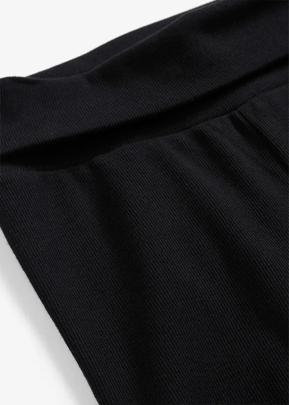 Pantaloni  in jersey a costine con cotone biologico, bonprix