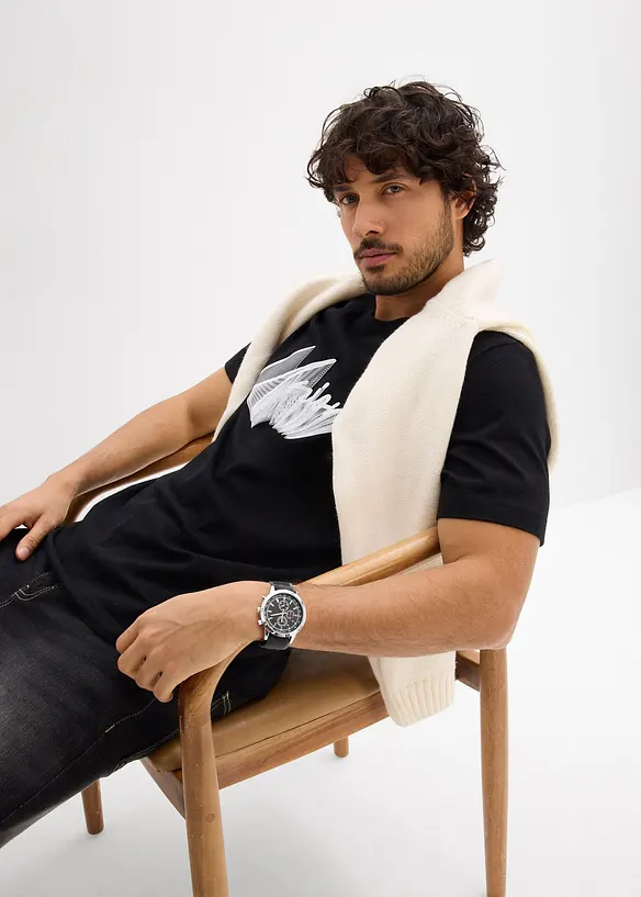 T-shirt in puro cotone biologico, bonprix