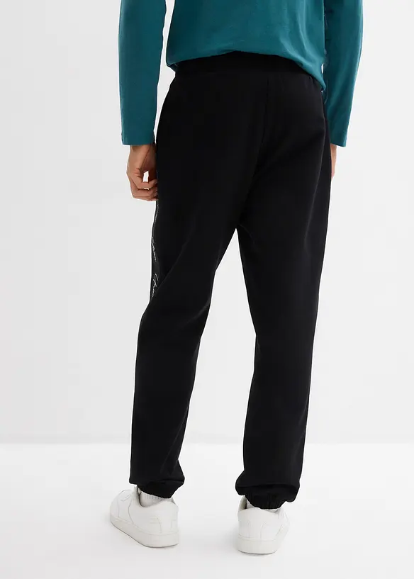 Pantaloni da jogging in puro cotone biologico, loose fit, bonprix
