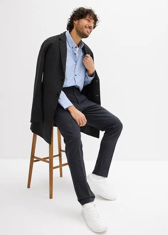 Camicia elegante in puro cotone, modern fit, bonprix