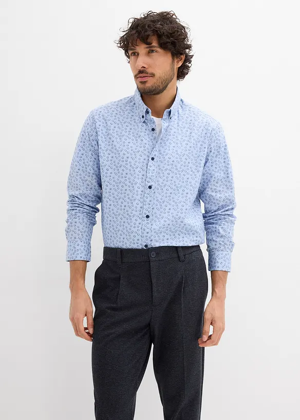 Camicia elegante in puro cotone, modern fit, bonprix
