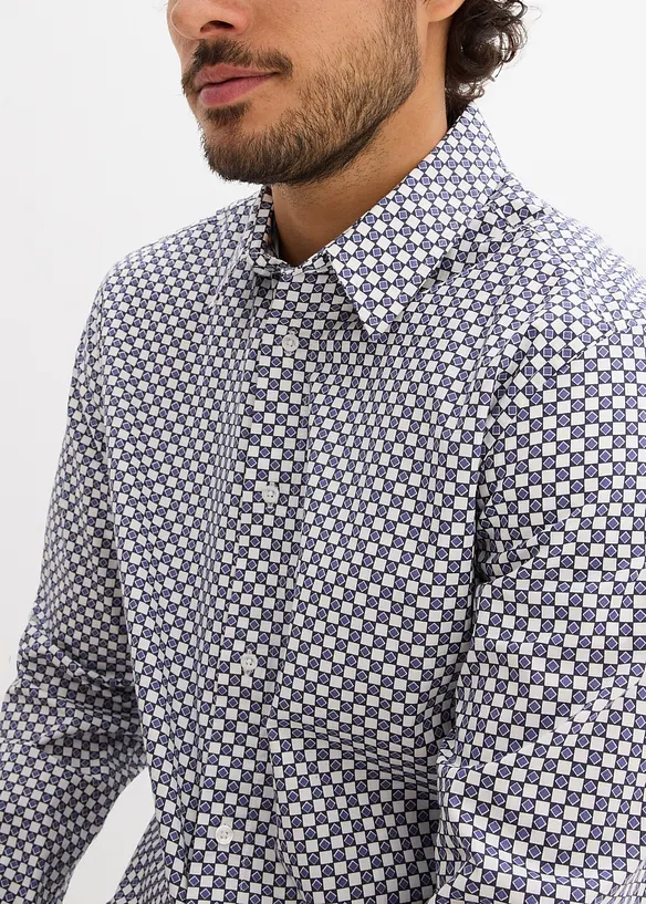 Camicia elegante in puro cotone, modern fit, bonprix