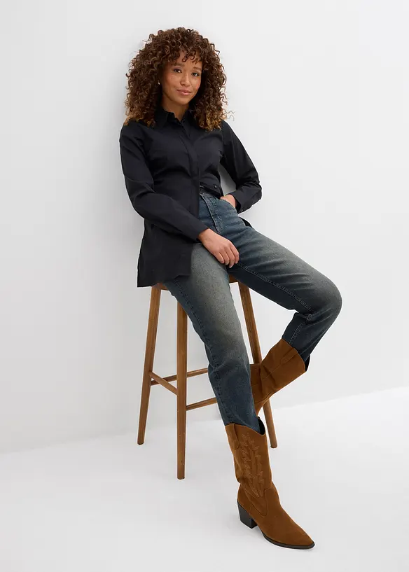 Mom jeans, vita alta, bonprix