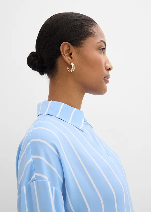 Camicia in satin fluente, bonprix