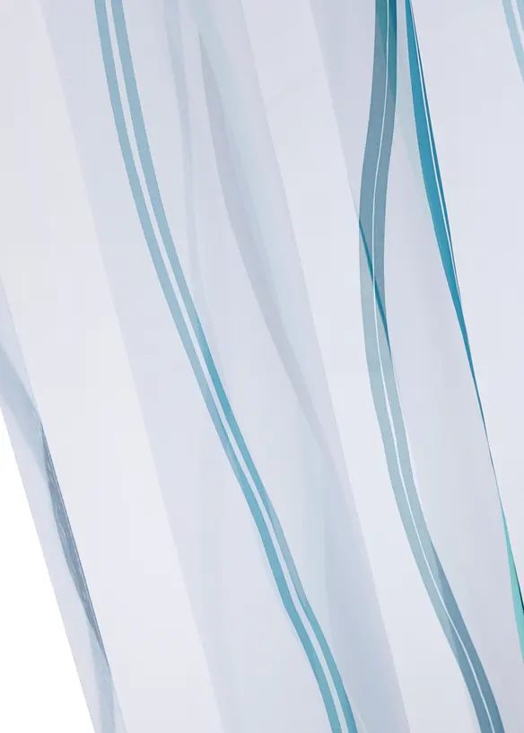 Tenda trasparente con fantasia ondulata (pacco da 1), bonprix