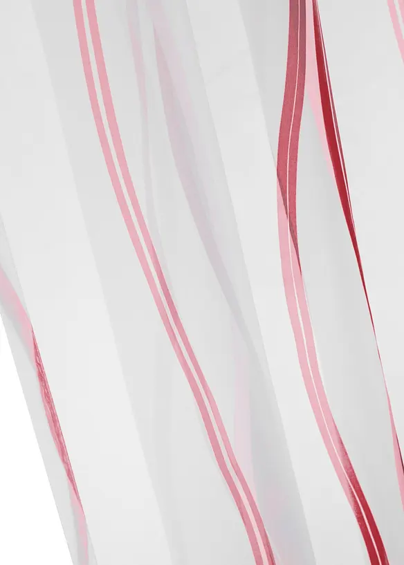 Tenda trasparente con fantasia ondulata (pacco da 1), bonprix