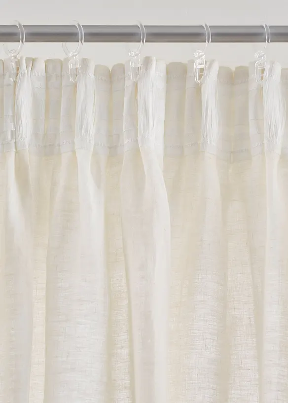 Tenda in misto lino e cotone (pacco da 1), bonprix