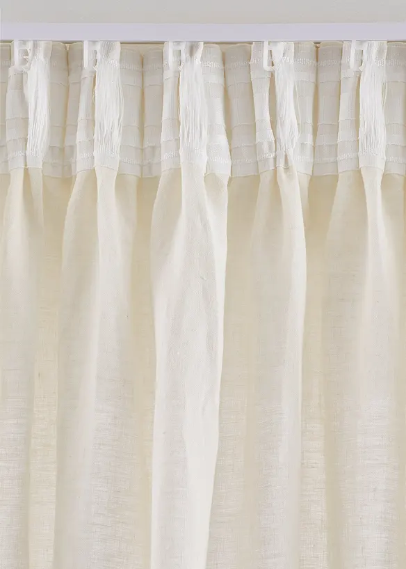 Tenda in misto lino e cotone (pacco da 1), bonprix