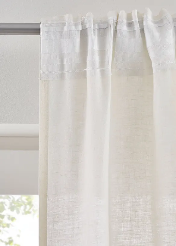 Tenda in misto lino e cotone (pacco da 1), bonprix