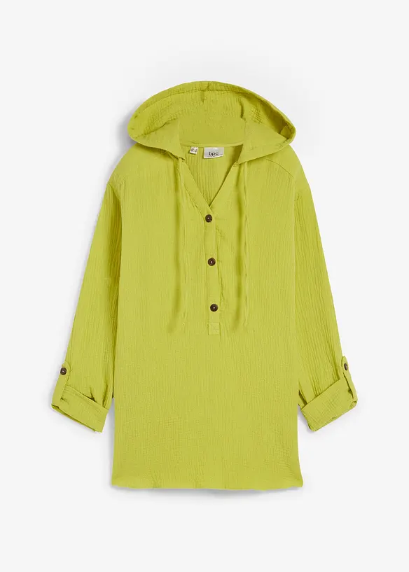 Blusa in mussola vaporosa, bonprix