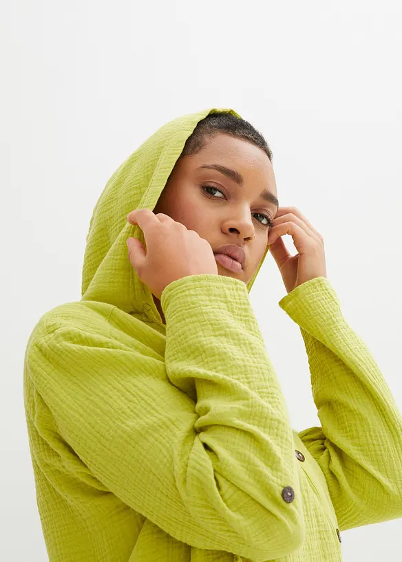 Blusa in mussola vaporosa, bonprix