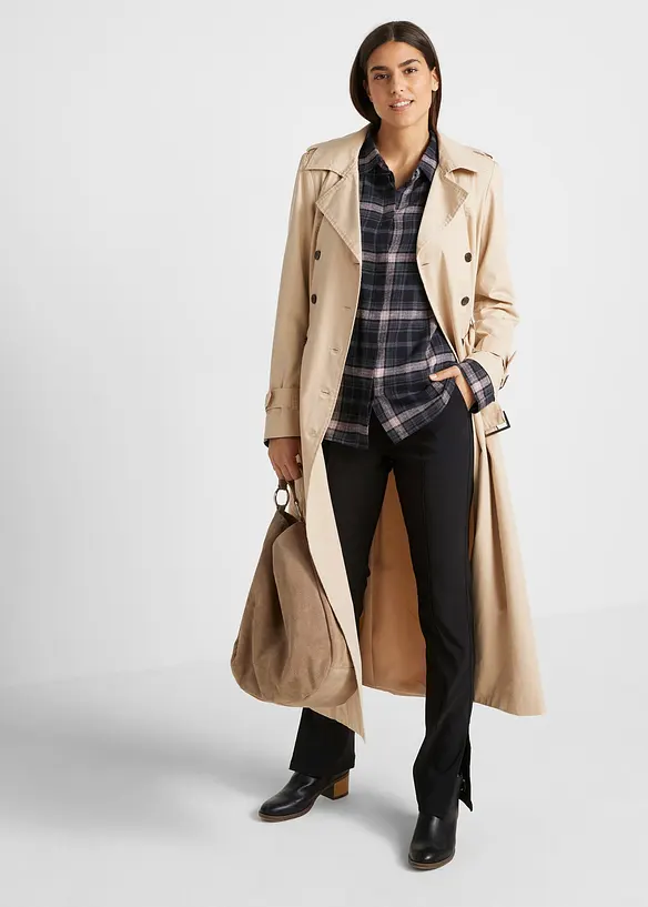 Camicia in flanella di puro cotone, bonprix