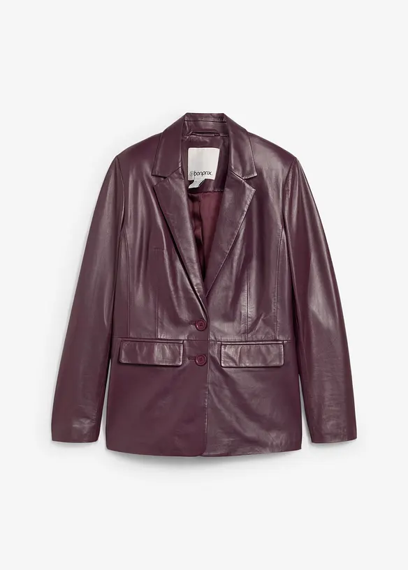 Blazer in nappa d'agnello, bonprix