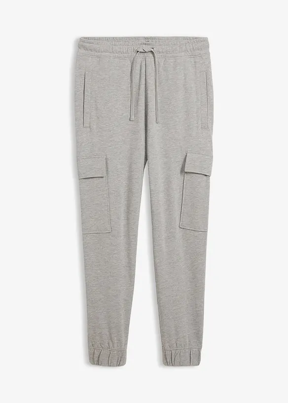 Pantaloni da jogging con tasche cargo, loose fit, bonprix