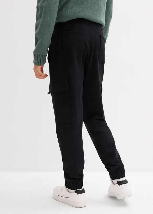 Pantaloni da jogging con tasche cargo, loose fit, bonprix