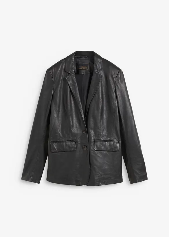 Blazer in nappa d'agnello, bonprix