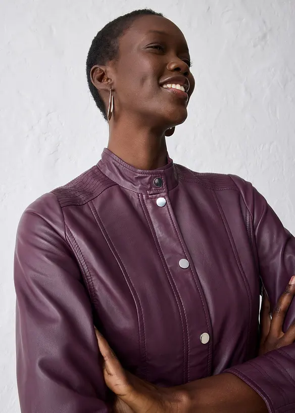 Giacca in nappa di agnello, bonprix