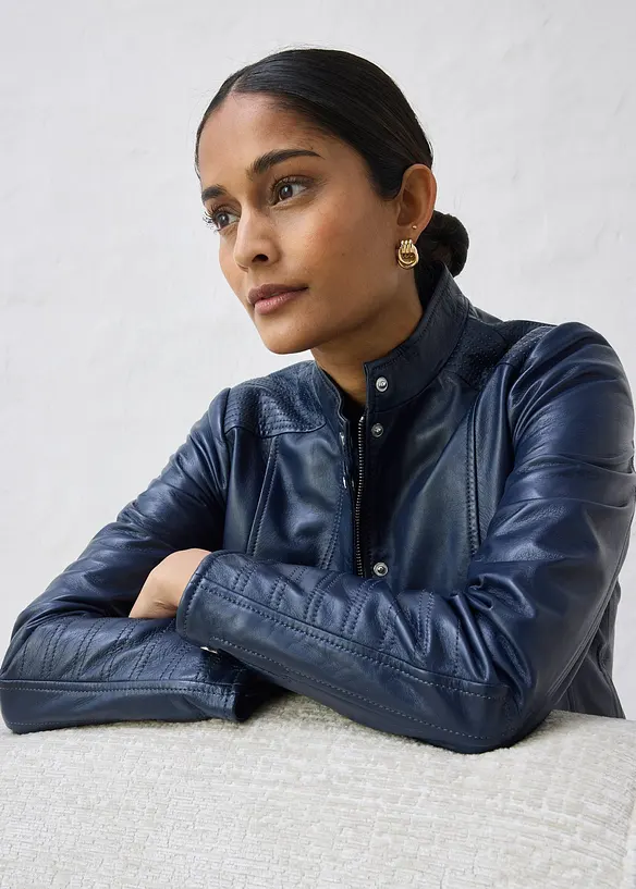 Giacca in nappa di agnello, bonprix