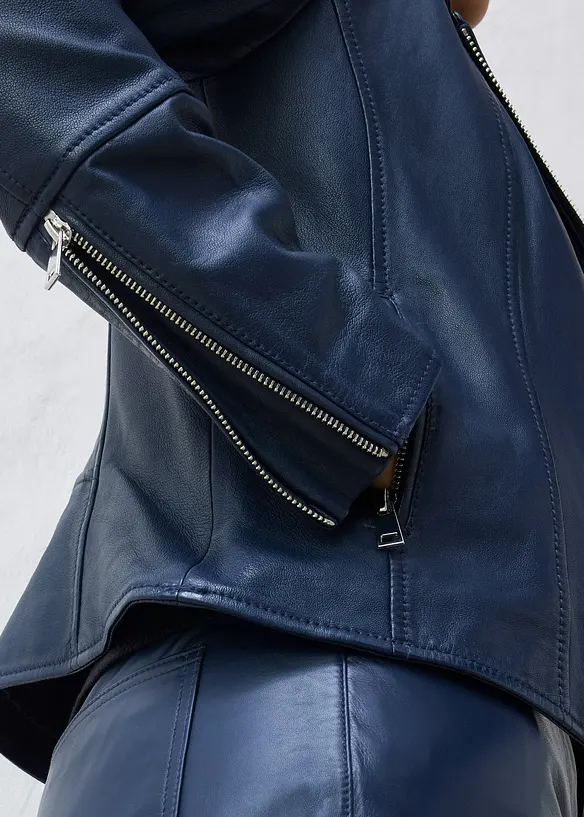 Giacca biker in nappa, bonprix