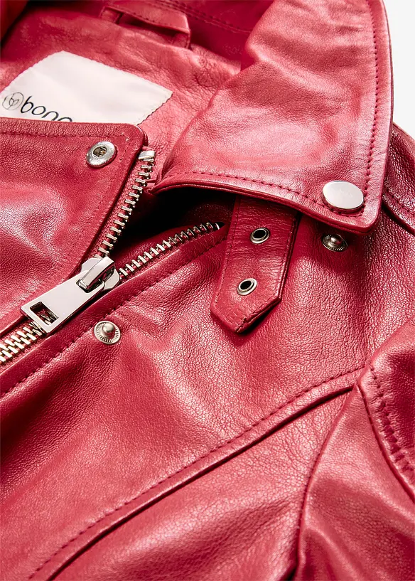 Giacca biker in nappa, bonprix