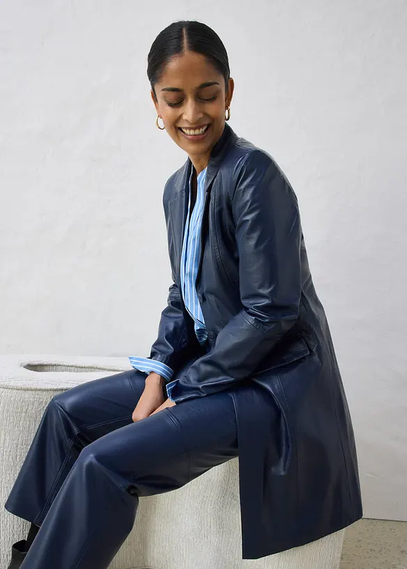 Cappotto corto in nappa d'agnello, bonprix