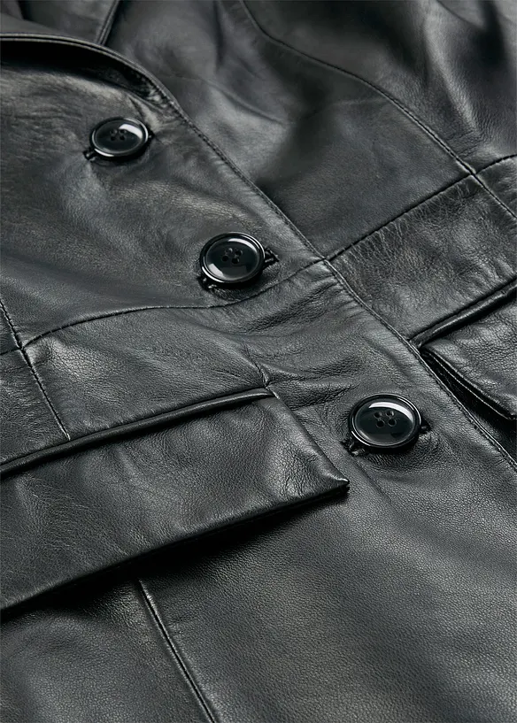 Cappotto corto in nappa d'agnello, bonprix