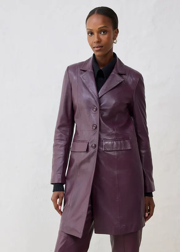 Cappotto in nappa d'agnello, bonprix