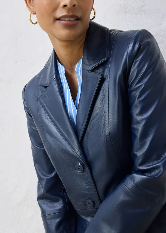 Cappotto corto in nappa d'agnello, bonprix