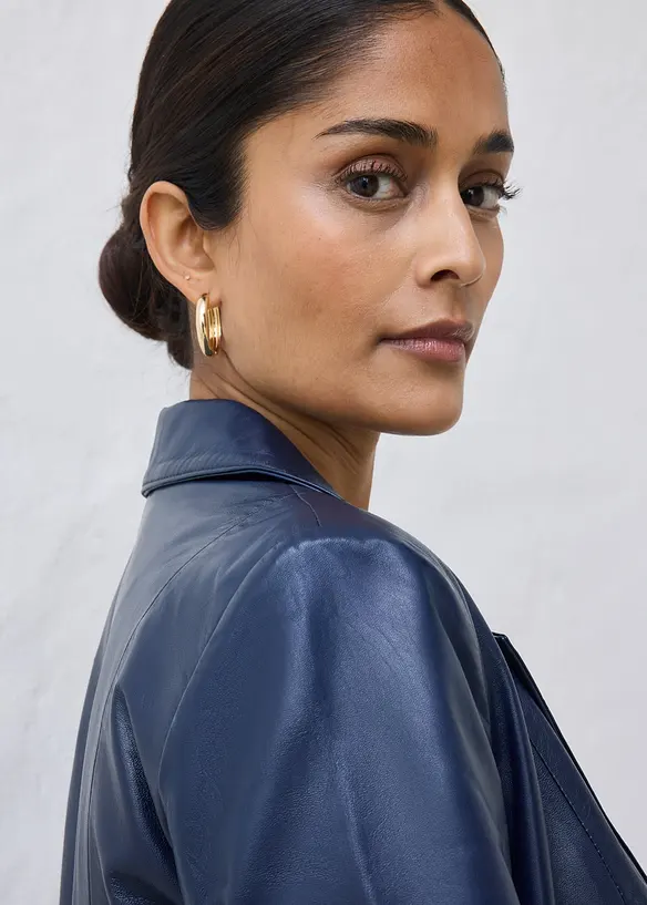 Cappotto corto in nappa d'agnello, bonprix